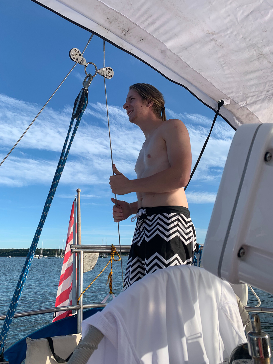 August 31 Labor Day Weekend Saturday LIS and Port Jefferson  ~~  Out with MSSA Friends and even Power Boaters!!!!