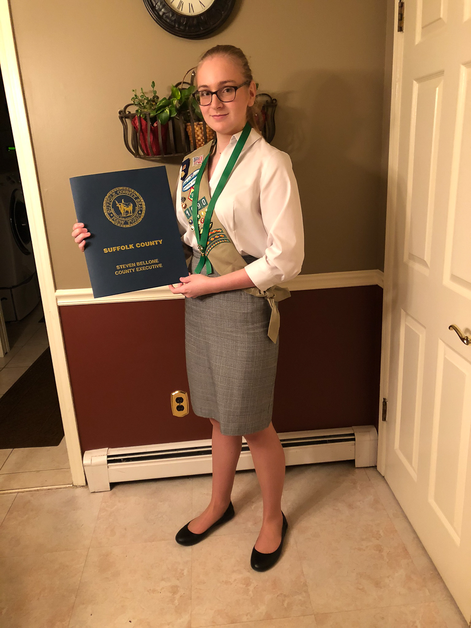 GOLD AWARD  ~~  Mary Lynch Girl Scout''s Highest Honor