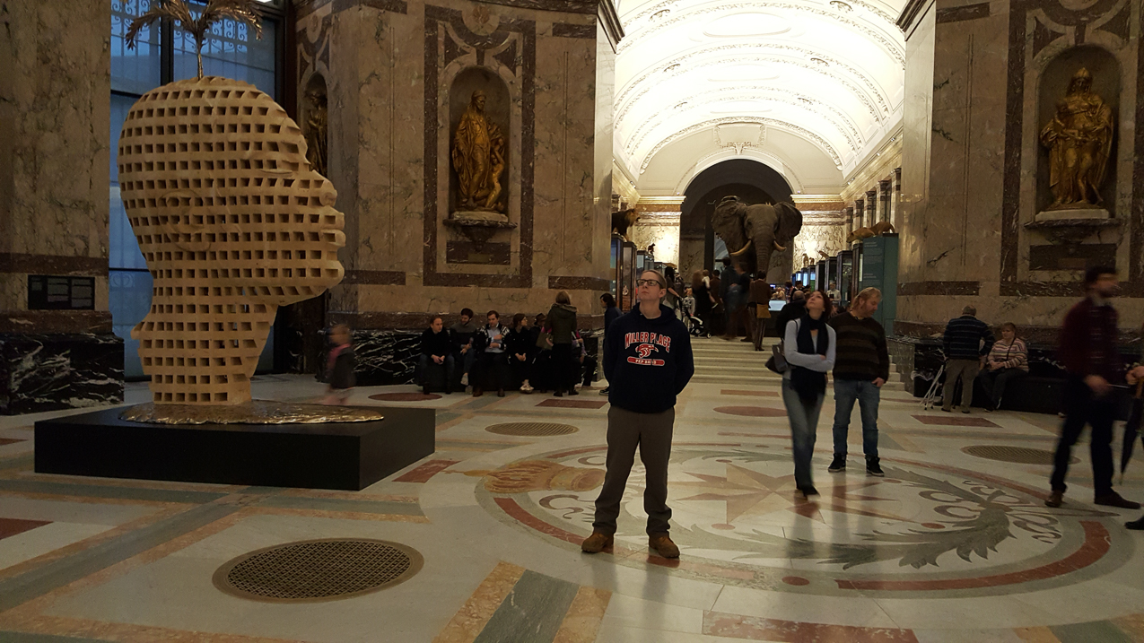 Quinn in Paris with Uncle Chuck 2019  ~~  