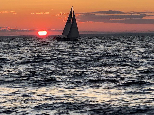 MSSA Sunset Cruise on Akula  ~~  Akula in the sunset