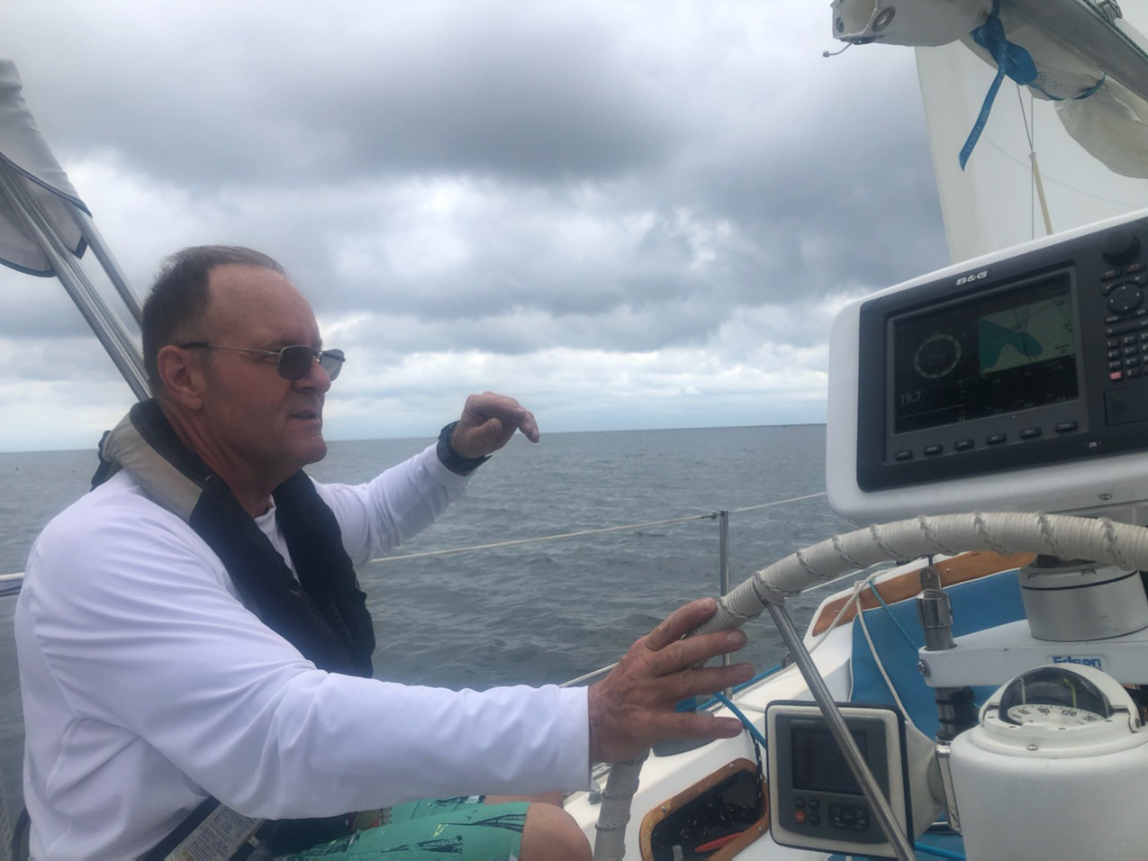 G & T Out for a sail on a blustery day!!  ~~  