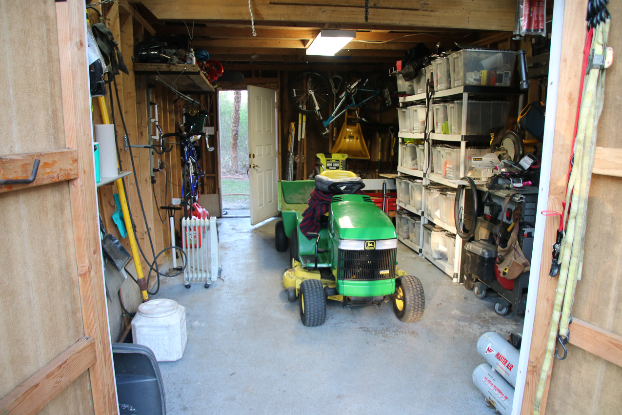 Barn cleaned  ~~  one of many projects