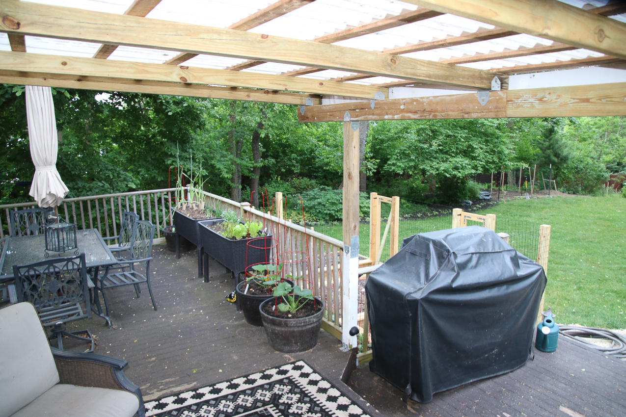 Raised Garden Project 1,230 COVID lockdown  ~~  Garden, Stones, Mulch , Top Soil