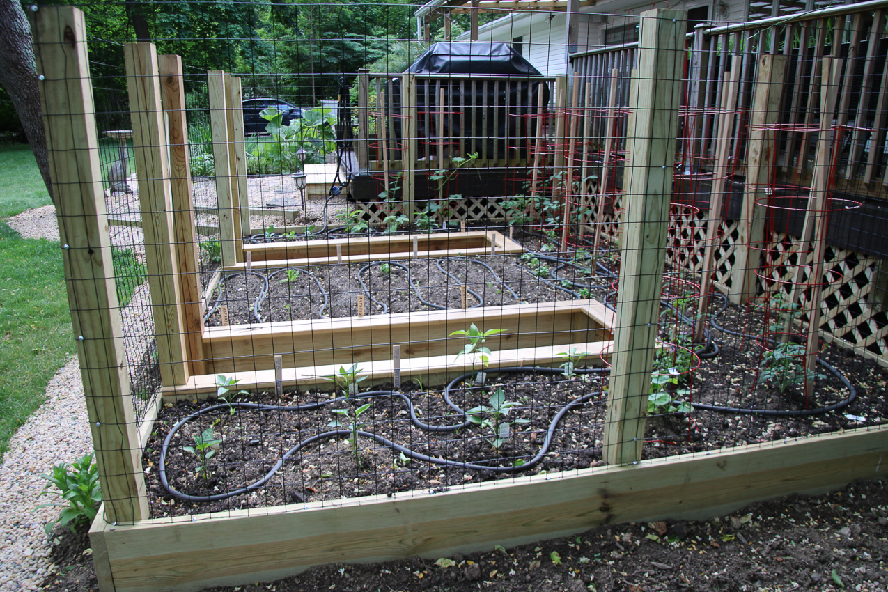 Raised Garden Project 1,230 COVID lockdown  ~~  Gravel and extra garden and lots of deer countermeasures.