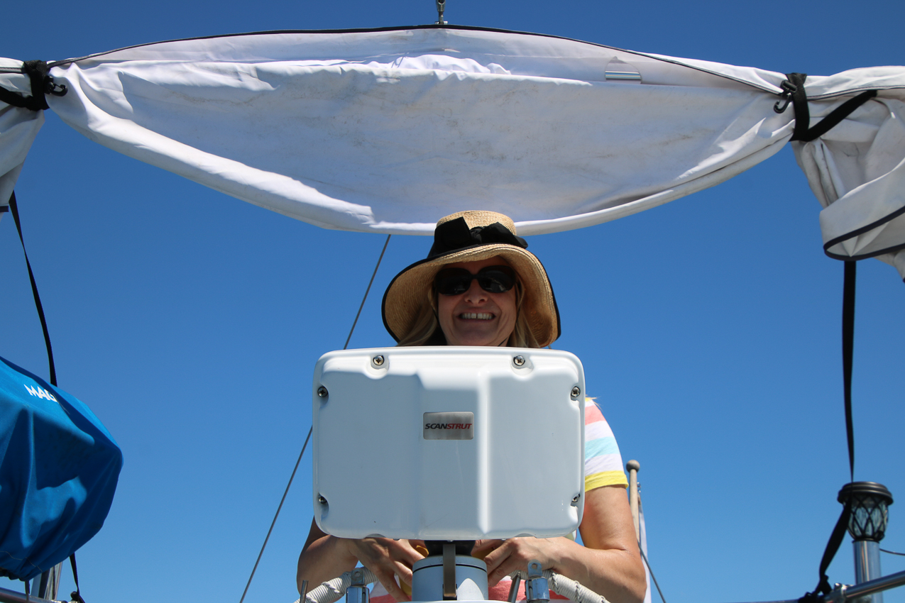 G&T Out for a first sail of 2020   ~~  Rafted up with the Thompsons in Port Jeff.