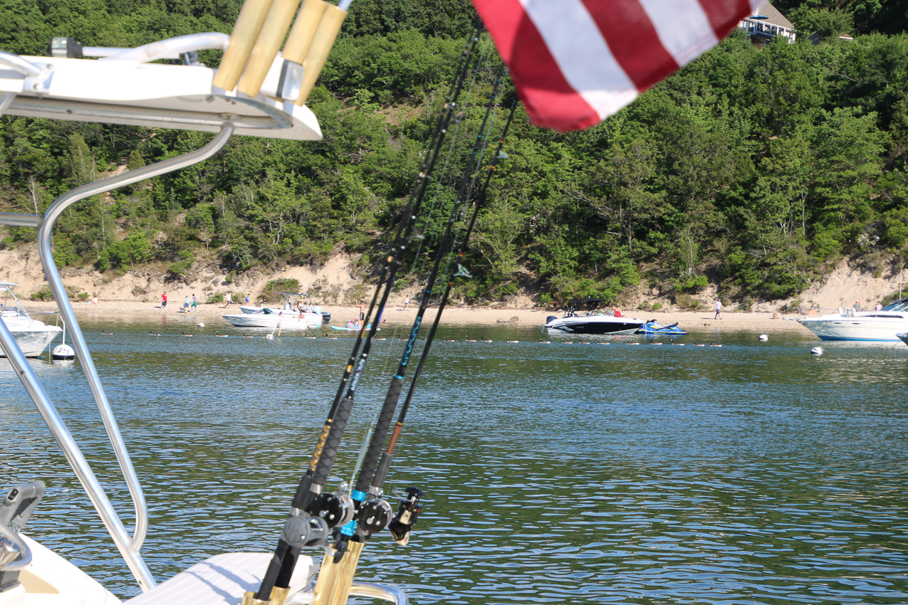 Pirates Cove June 14 2020 on Akula with the Thompsons and Shibies  ~~  The Duck Line