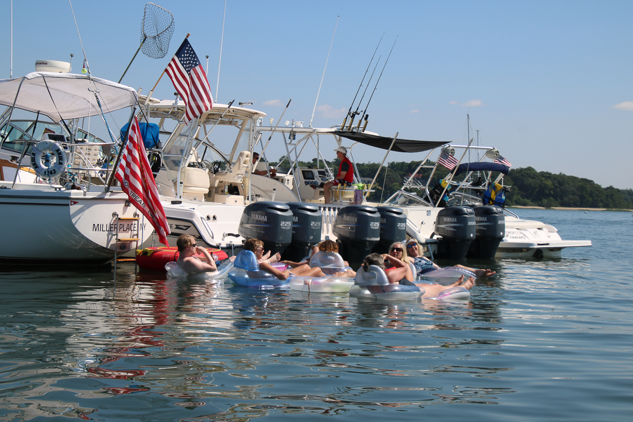   ~~  July 4th 2020 out with friends on the water.