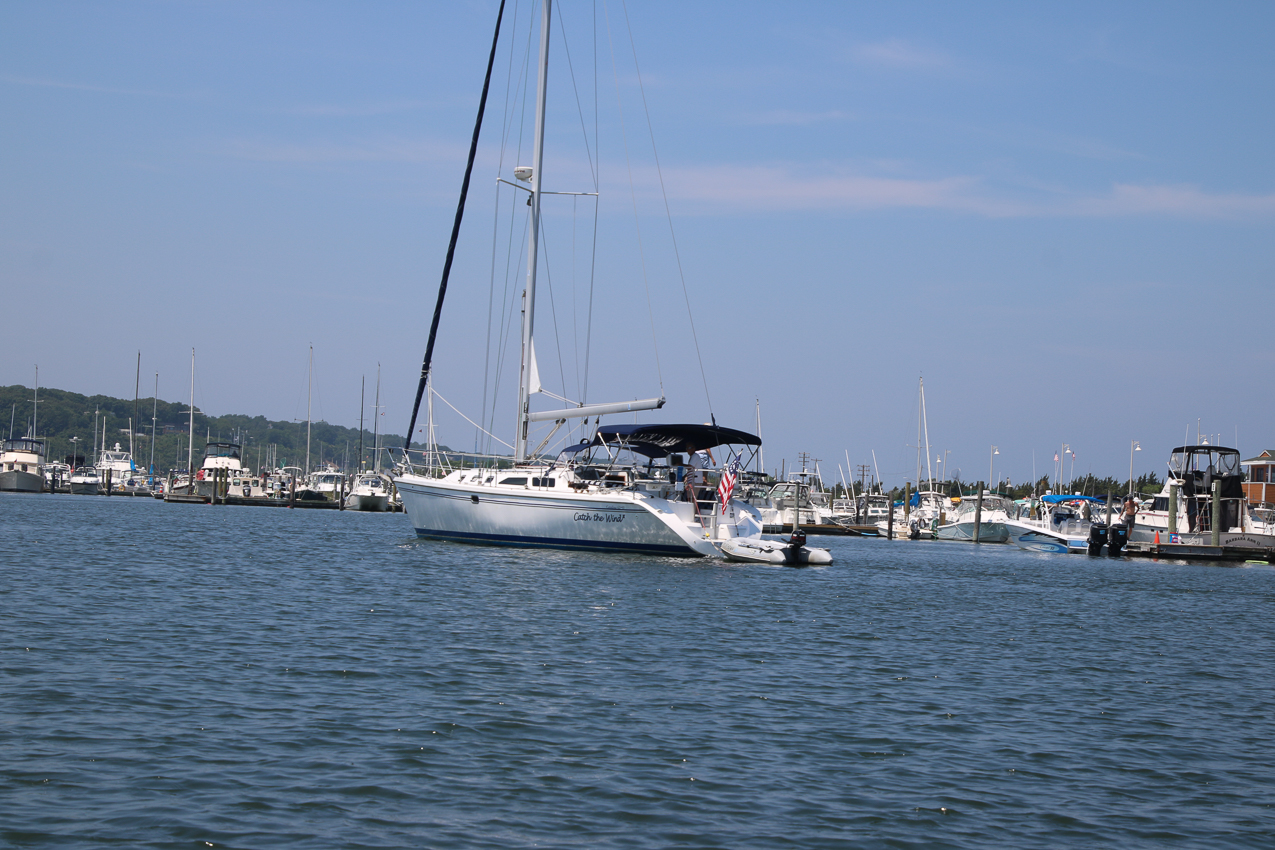 Out on July 5th with the Gehrke's  ~~  My next boat....