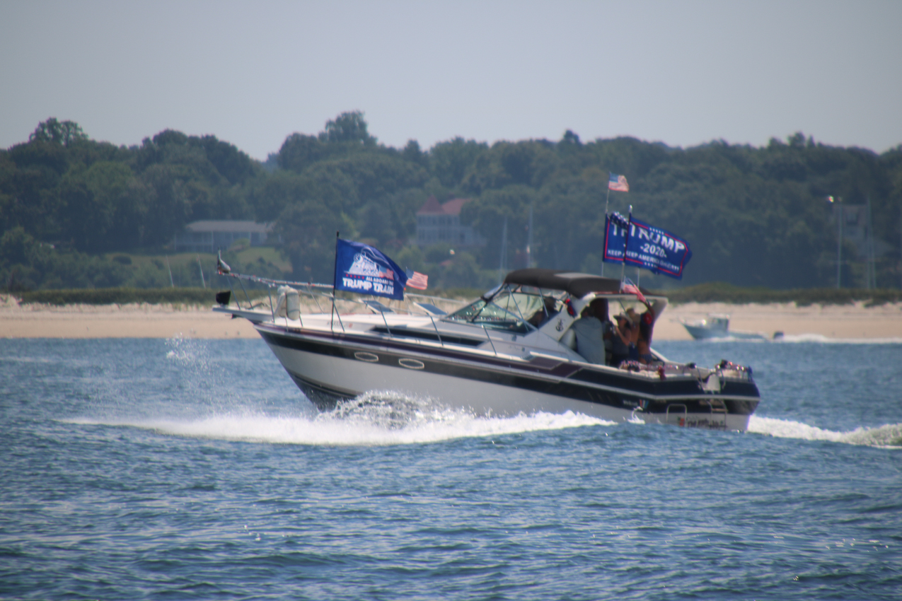 Trump Boat Parade and Hanging in Port Jefferson with friends  ~~  
