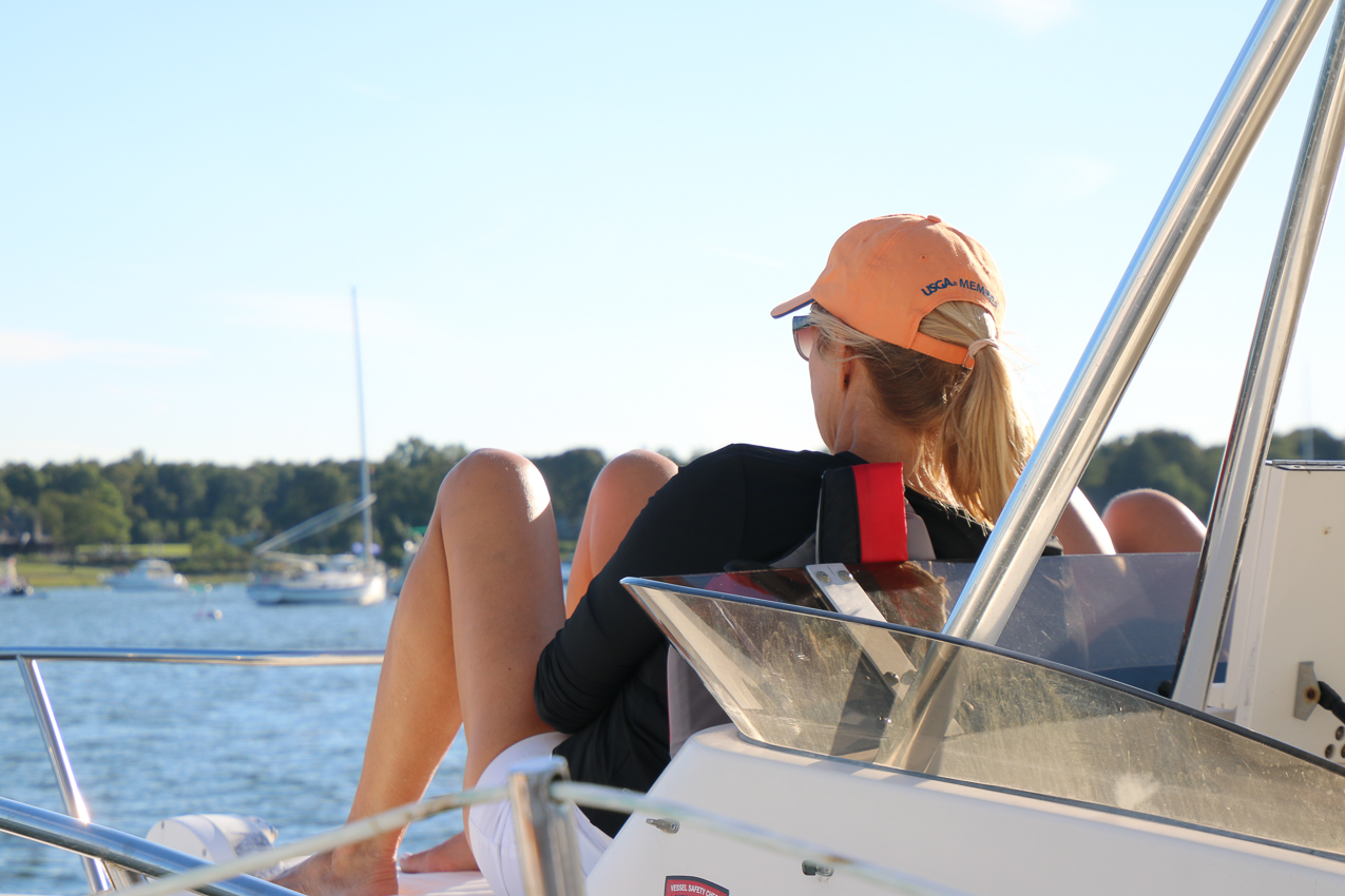 Labor Day Satruday with the Shibi, Thompsons, and Barry's all boating in J PJ Harbor  ~~  