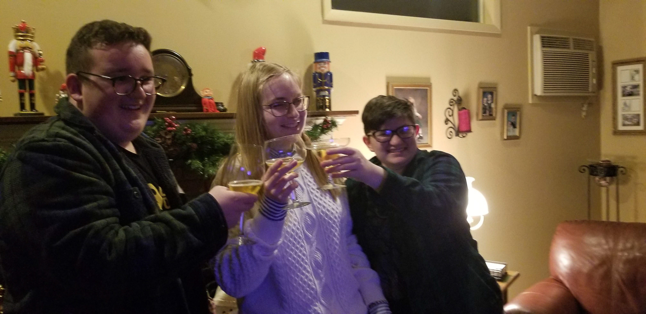 Ringing in the new year and decade - 2020  ~~  Lynch Shack