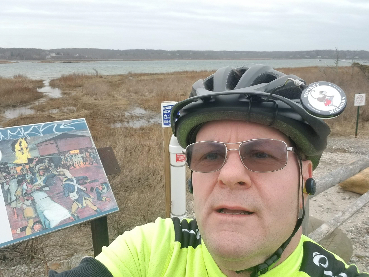 Cycling on a fluke springlike day in winter!!!  ~~  