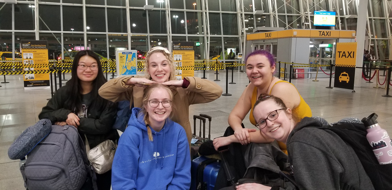   ~~  Mary back early from Arcadia London Semester Abroad