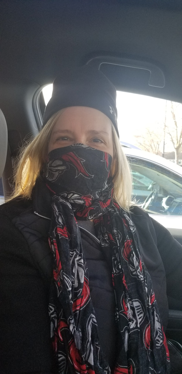 COVID Gretchen out shopping  ~~  