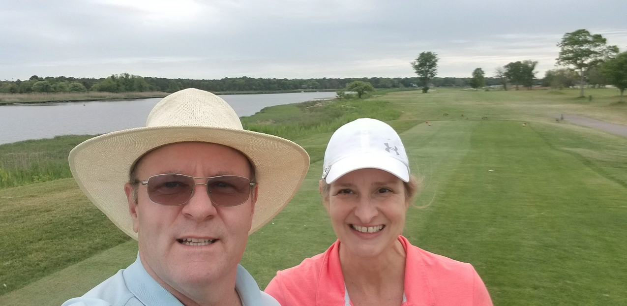 30th anniversary Golfing at Indian Island with Gret  ~~  