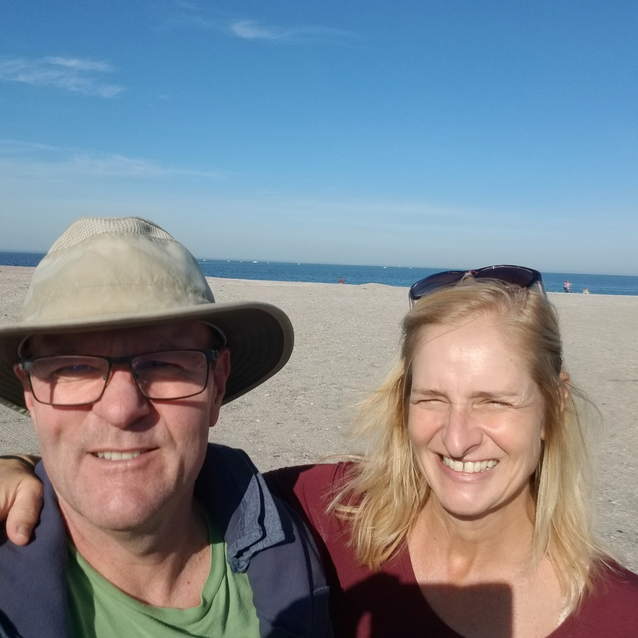 November 7th warm day fishing and sail with Gretchen  ~~  