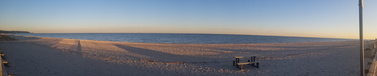 Cedar Beach looking North towards CT.  ~~  