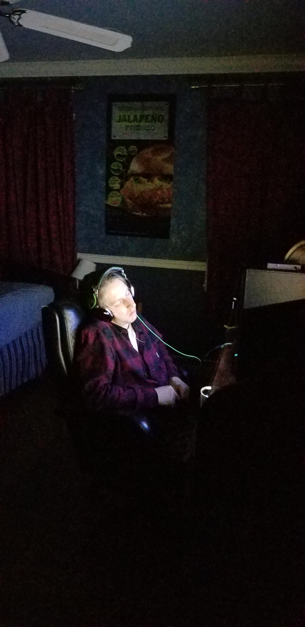 Quinn thought maybe one more game Xmas night.....  ~~  Exhausted!!!