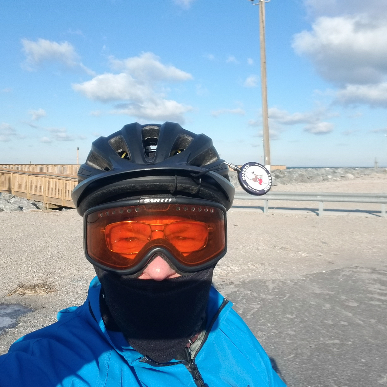 Cycling one COLD morning  ~~  