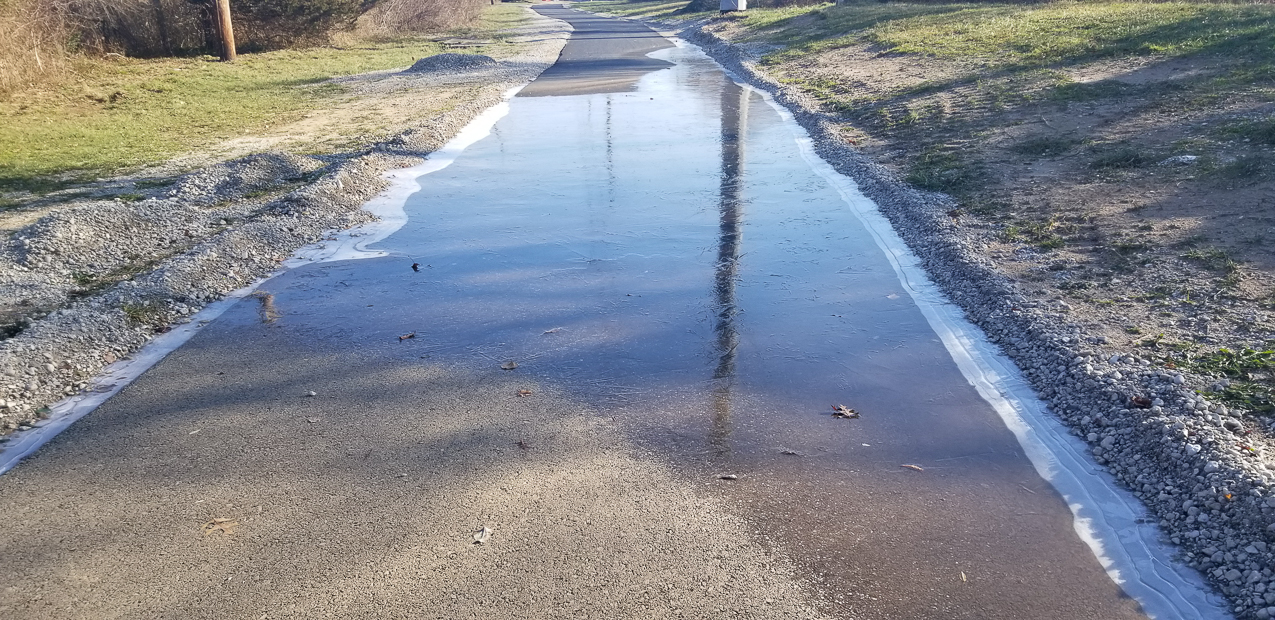 Cycling one COLD morning  ~~  