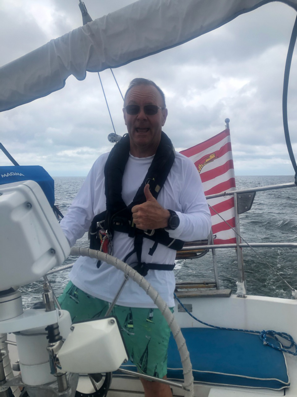 G & T Out for a sail on a blustery day!!  ~~  