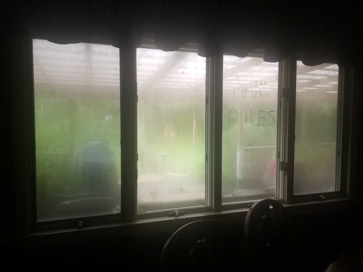 Home Hot and Steamy after long trip  ~~  the garden!!!!