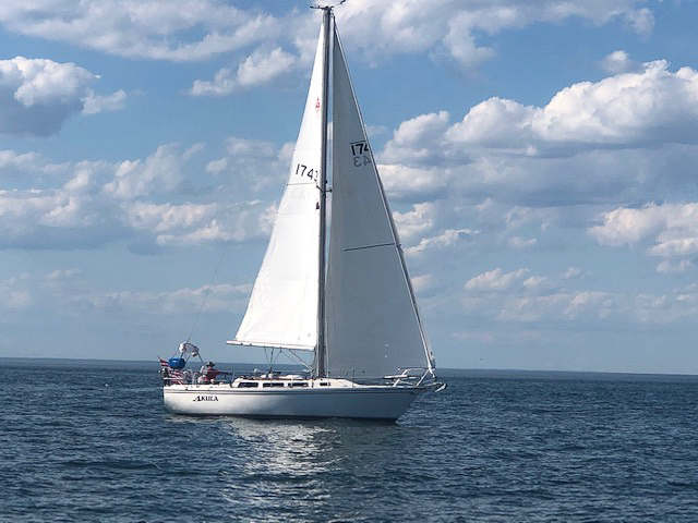 Akula on the LIS taken by Gret from the beach  ~~  