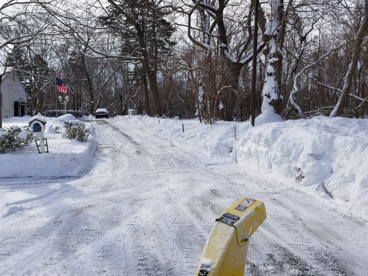 Winter February on Long Island 2021  ~~  Got some snow and it stayed!