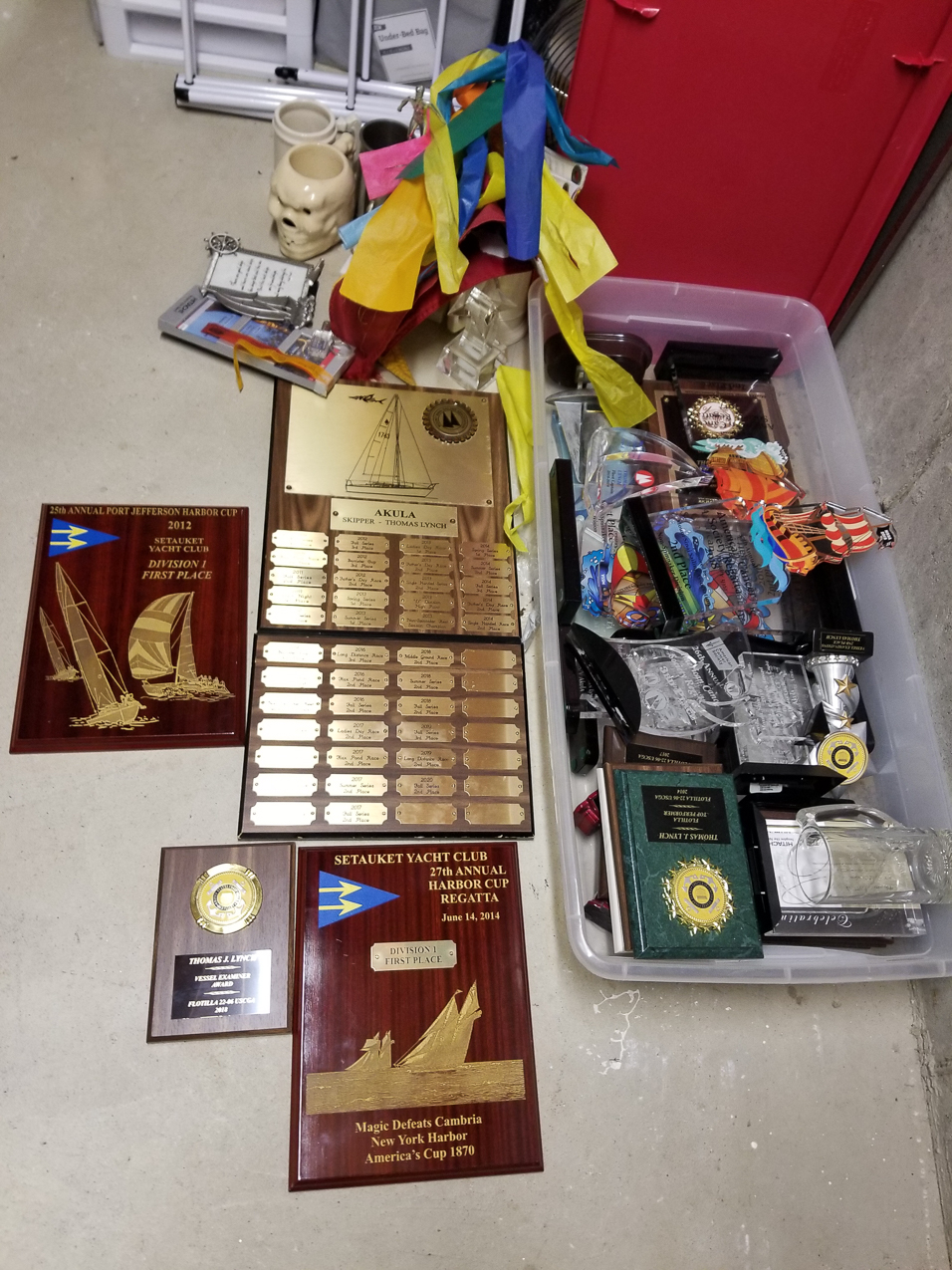 The Trophys now gone.  ~~  