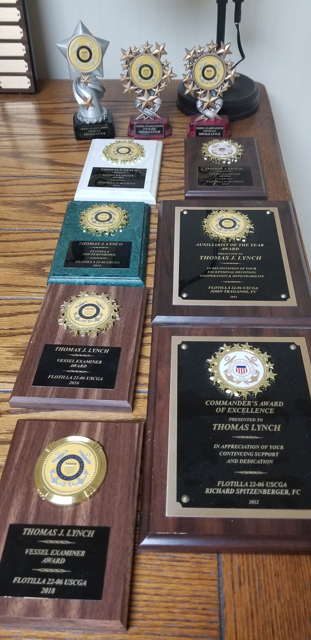 Sailing, USCG, Various and Akula Awards to 2021  ~~  Had to make room for the move