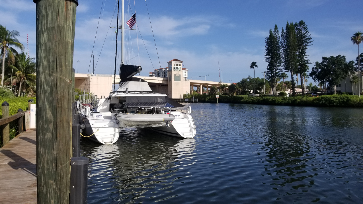 Venice Harbor for the 4th with classmate Tucker and GF Betsy.  ~~  
