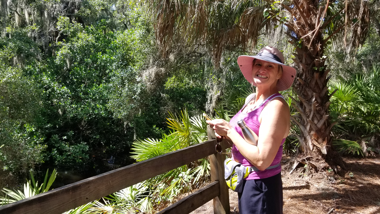 Oscar Scherer hike with Gretchen  ~~  