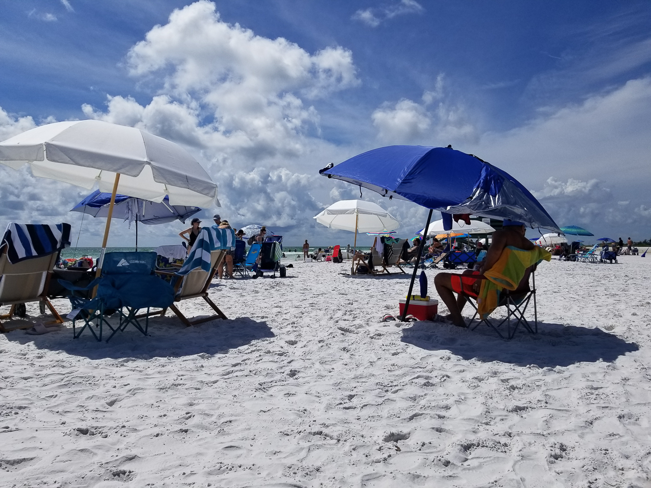 Gret and Tom at the beach on a Friday afternoon Siesta Key FL  ~~  