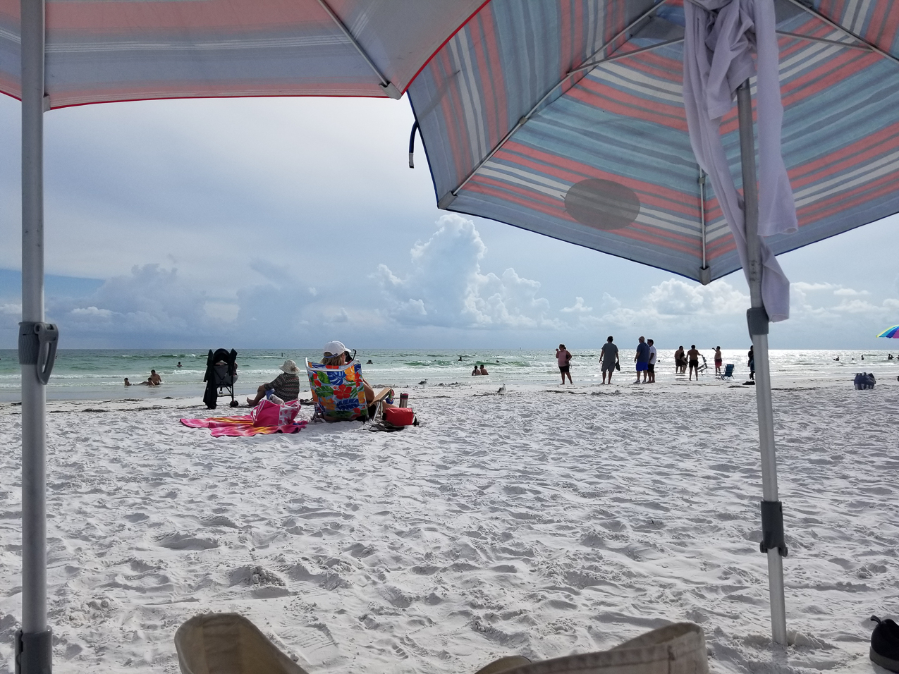 Gret and Tom at the beach on a Friday afternoon Siesta Key FL  ~~  