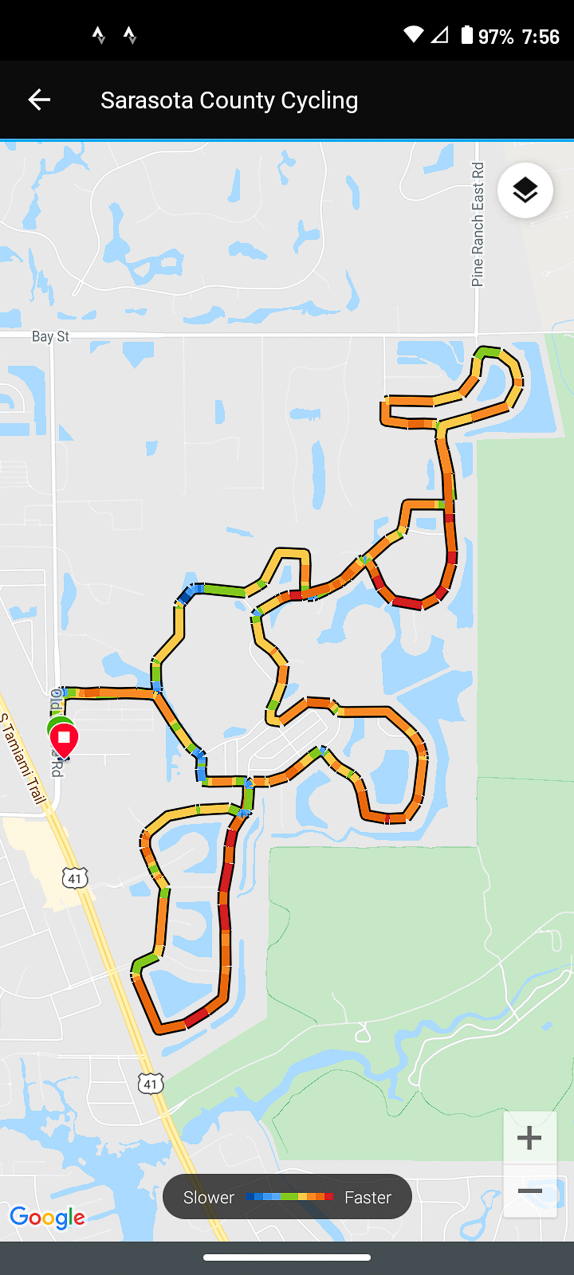 Cycling Route for Houses  ~~  