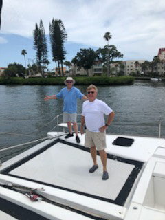 Venice Harbor for the 4th with classmate Tucker and GF Betsy.  ~~  