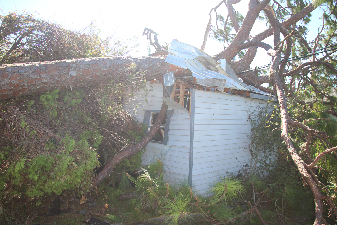   ~~  October 2 202 Day at MomMoms cleaning up after CAT 4 Hurricane IAN