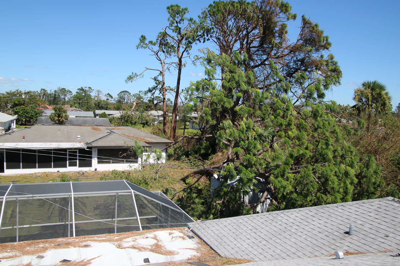   ~~  October 2 202 Day at MomMoms cleaning up after CAT 4 Hurricane IAN