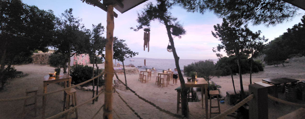 Reception/rehearsal Dinner on the cliff  ~~  Jesse Riso and Elyas M'Barek Wedding trip to Ibiza Spain September 2022