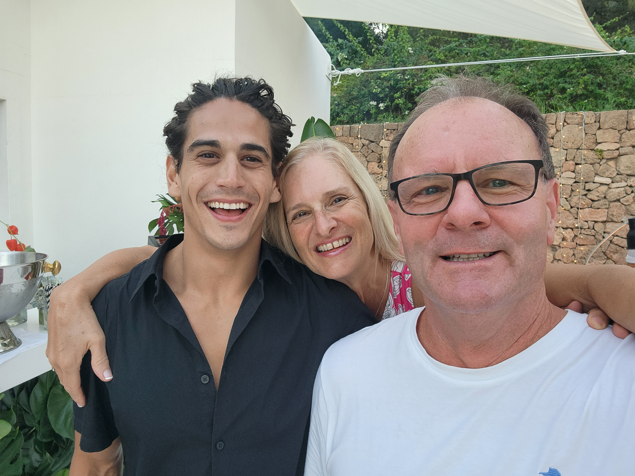 The Barbecue at the Villa  ~~  Jesse Riso and Elyas M'Barek Wedding trip to Ibiza Spain September 2022