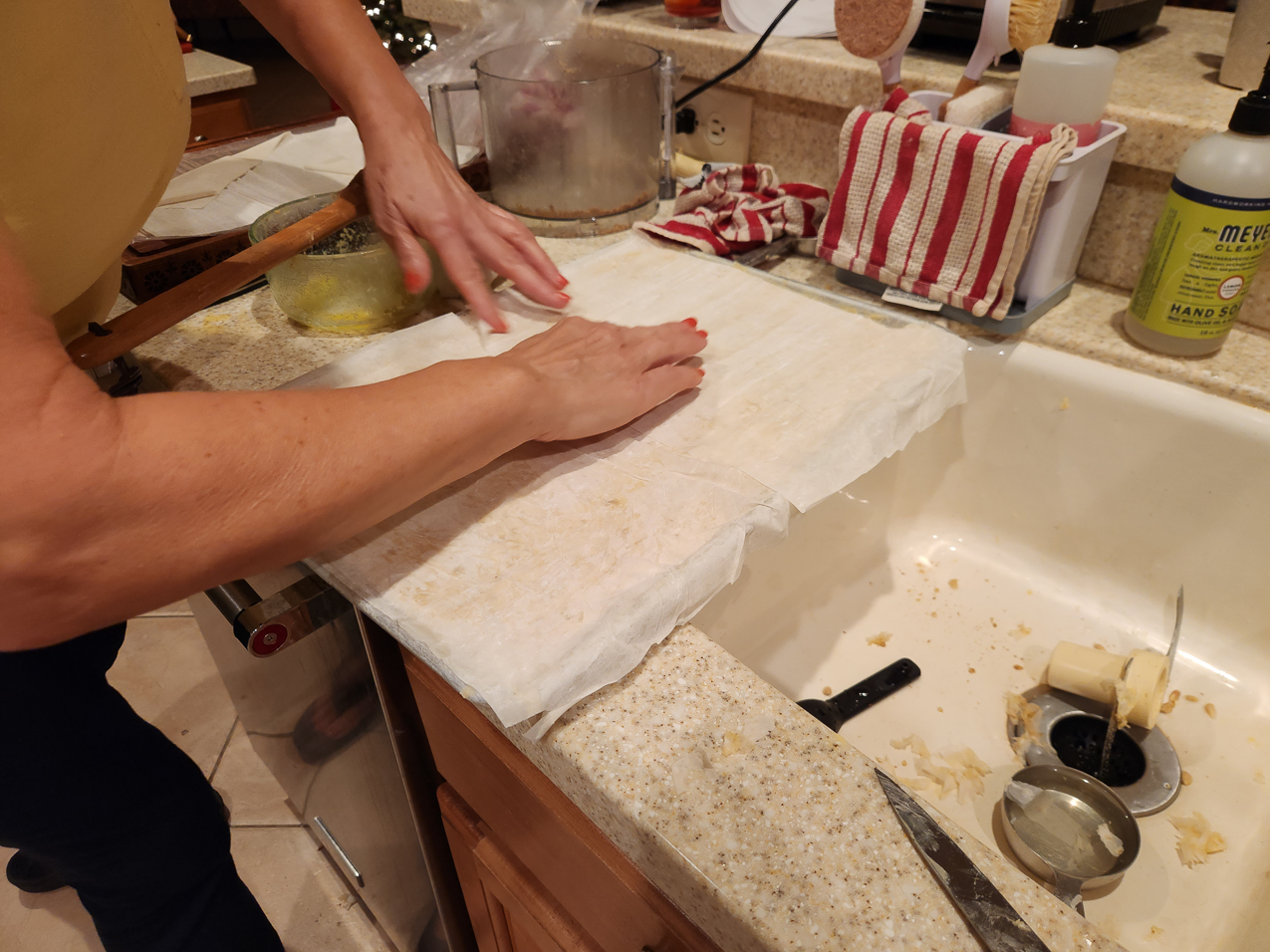 The Cookie Master Chef  ~~  Hand made Baklava for hours!!!!!  Every layer!!!