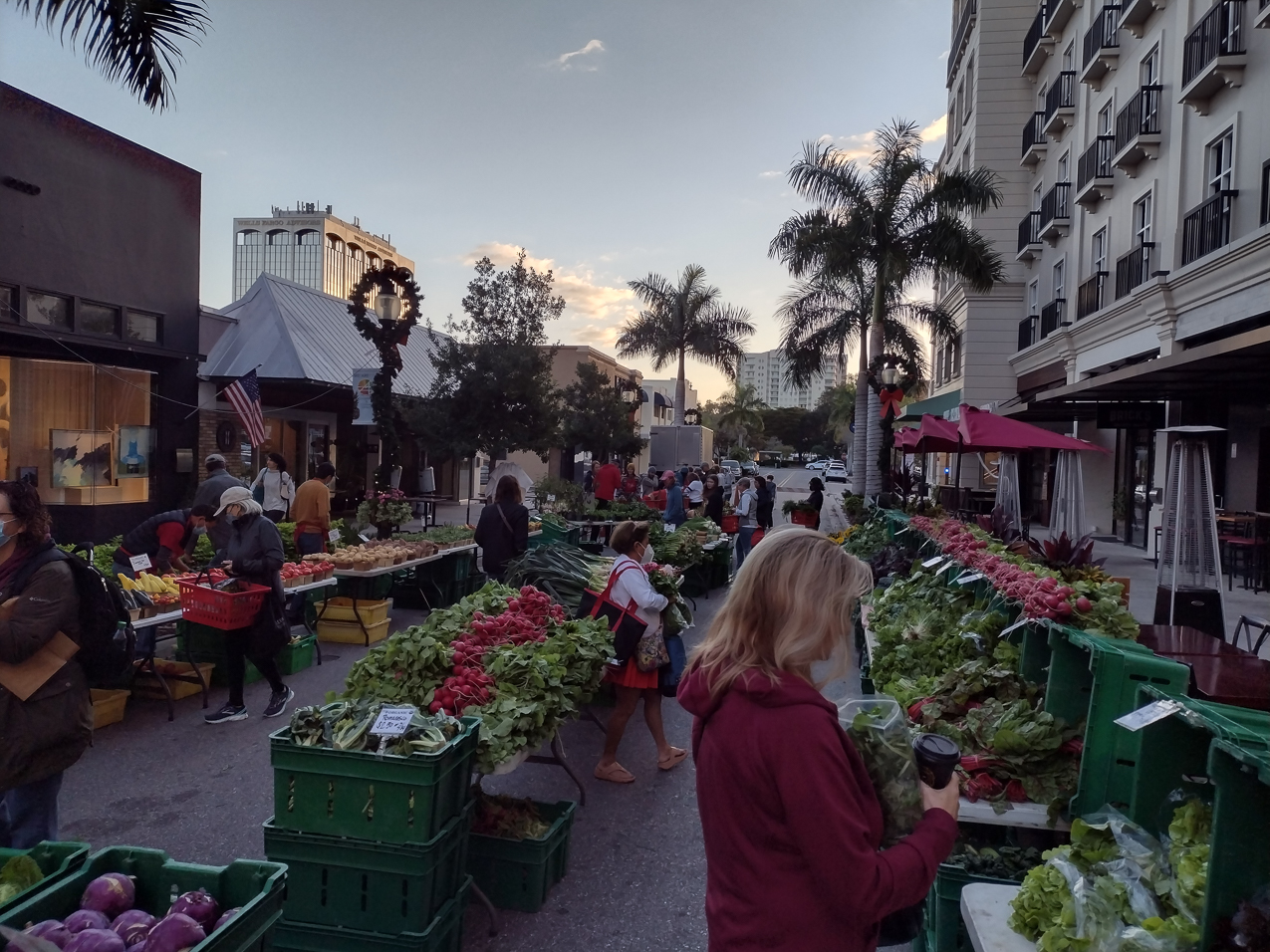 Sarasota Farmers Market Jan 2022  ~~  