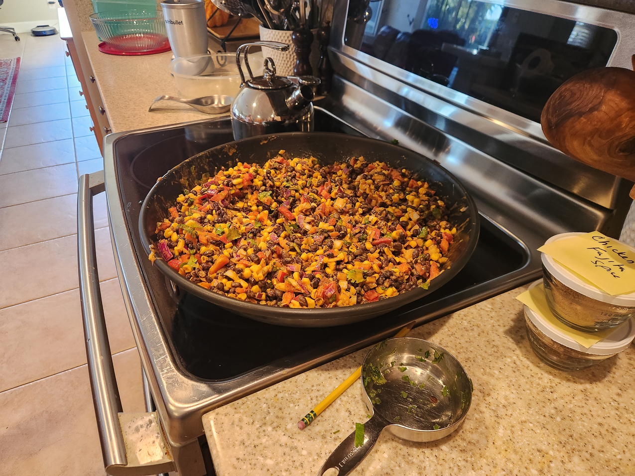 Gretchen's Bean Salad for Bay Point Church - Hub Night  ~~  