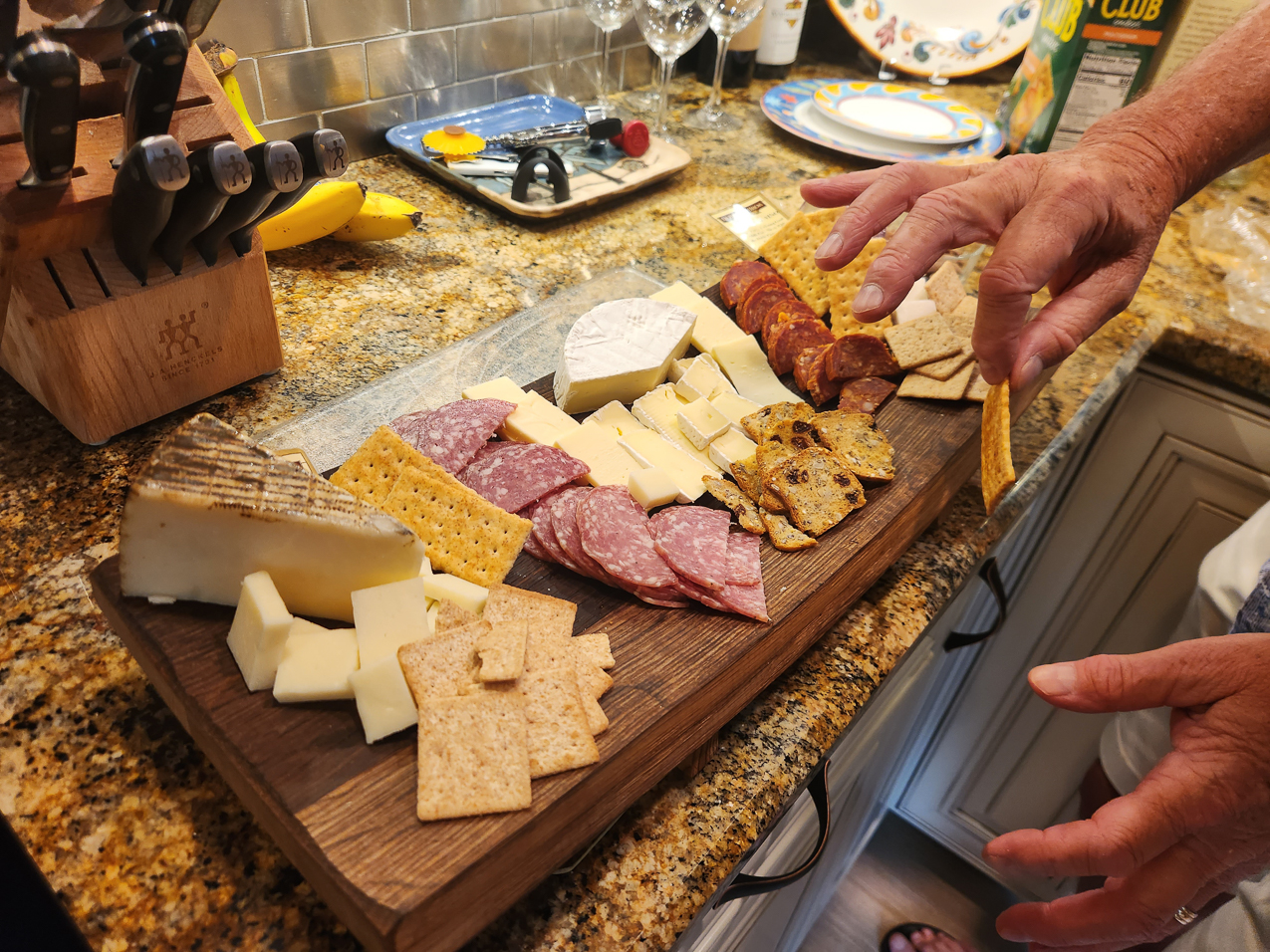 Snacks with the Haas Clan in Longboat Key FL  ~~  