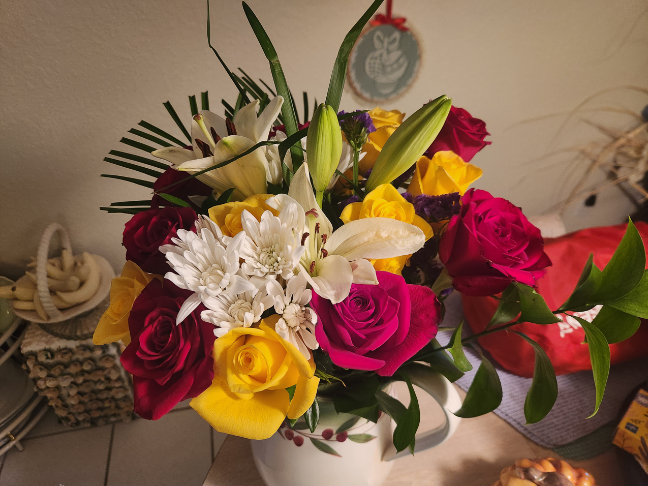 Valetine's Day Flowers at MomMoms  ~~  