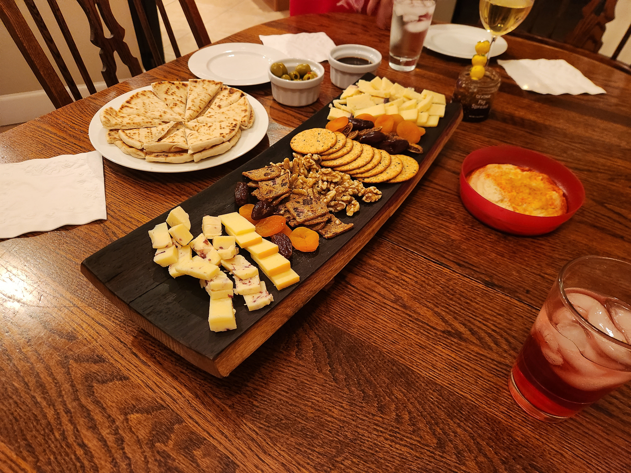 Snacking with the Haas crew  ~~  