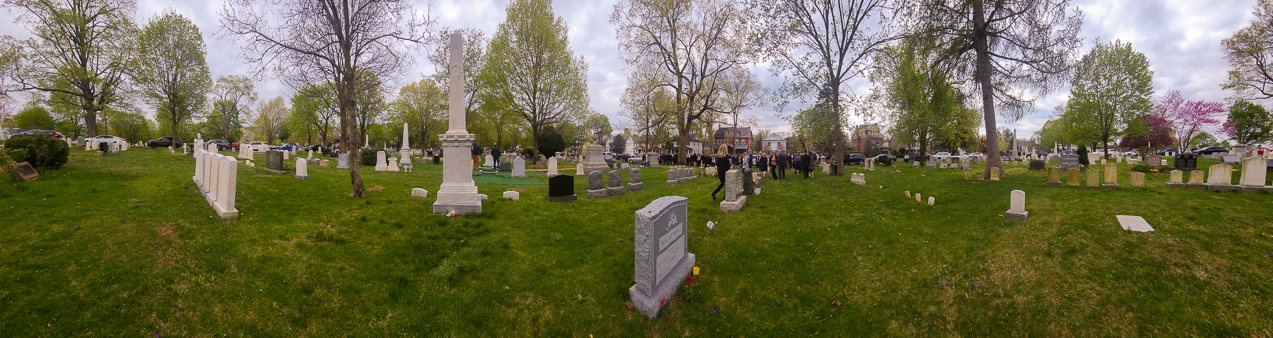 Brian Galvin Funeral Doylestown Cemetery  ~~  At the Cemetery in Doylestown