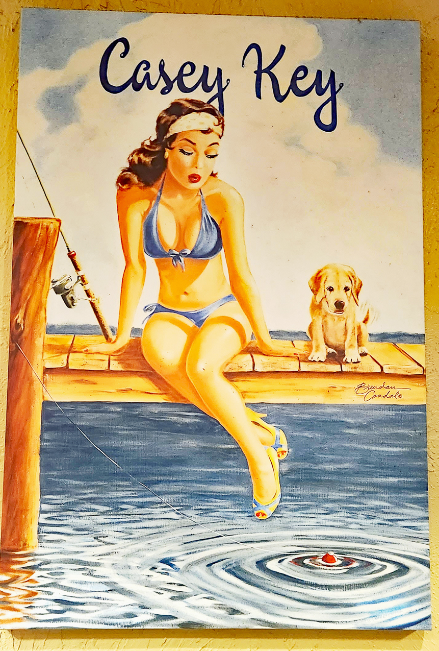 Paradise Grille Art inside  ~~  