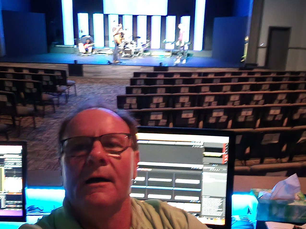 I did it all for practice.  ProPresenter, Sound Lights & Cameras/LiveFeed.  ~~  