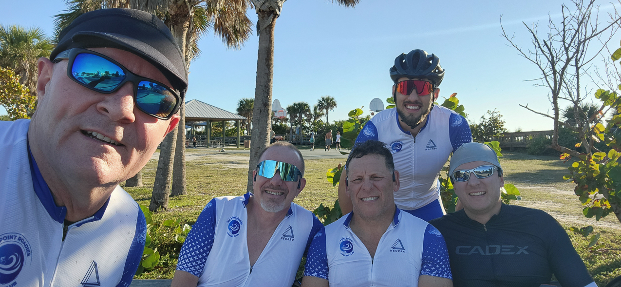 37 Mile run to Manasota Key Beach and back to Nockomis with the Bay Point Biker Boyz.  ~~  